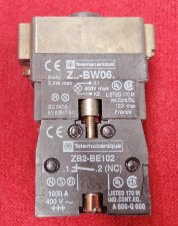 Bouton De Sélecteur Blanc SQUARE D / TELEMECANIQUE - Référence ZB6 YK1 - Neuf En Emballage